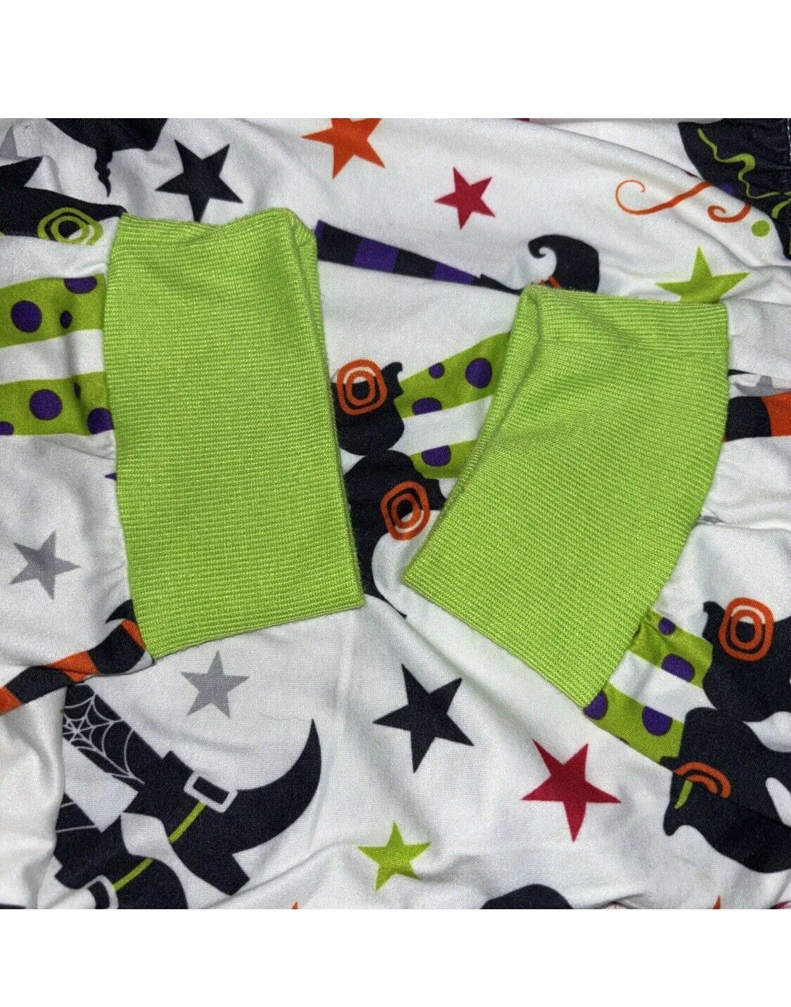 Women's Halloween Jogger Pajama Pants White Witch Boots NWT Size XS/XCH 0-2