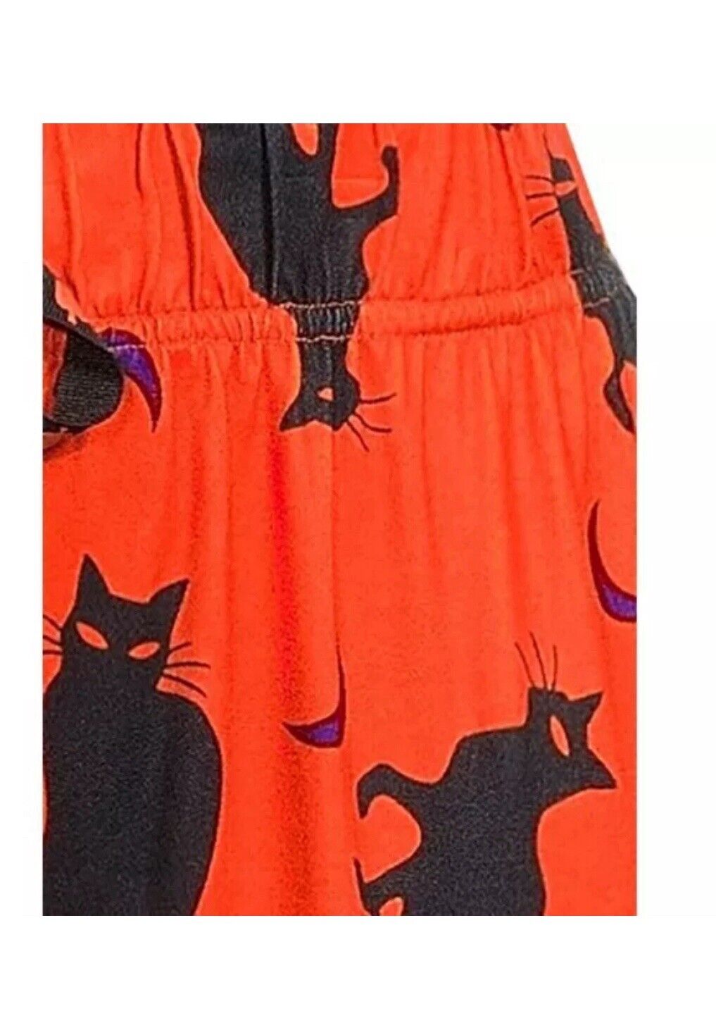 Women's Cat & Moon Halloween Jogger Pajama Pants Size 3X 22-24 NWT