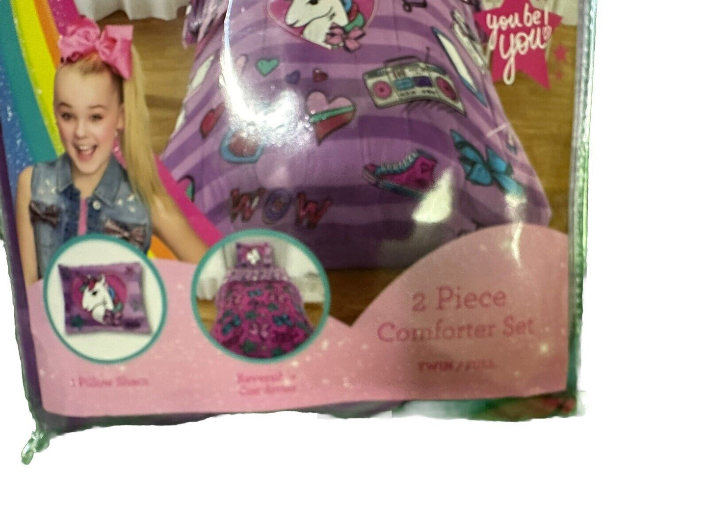 Nickelodeon's JoJo Siwa Twin/Full Kid's Bedding - 2 Pieces