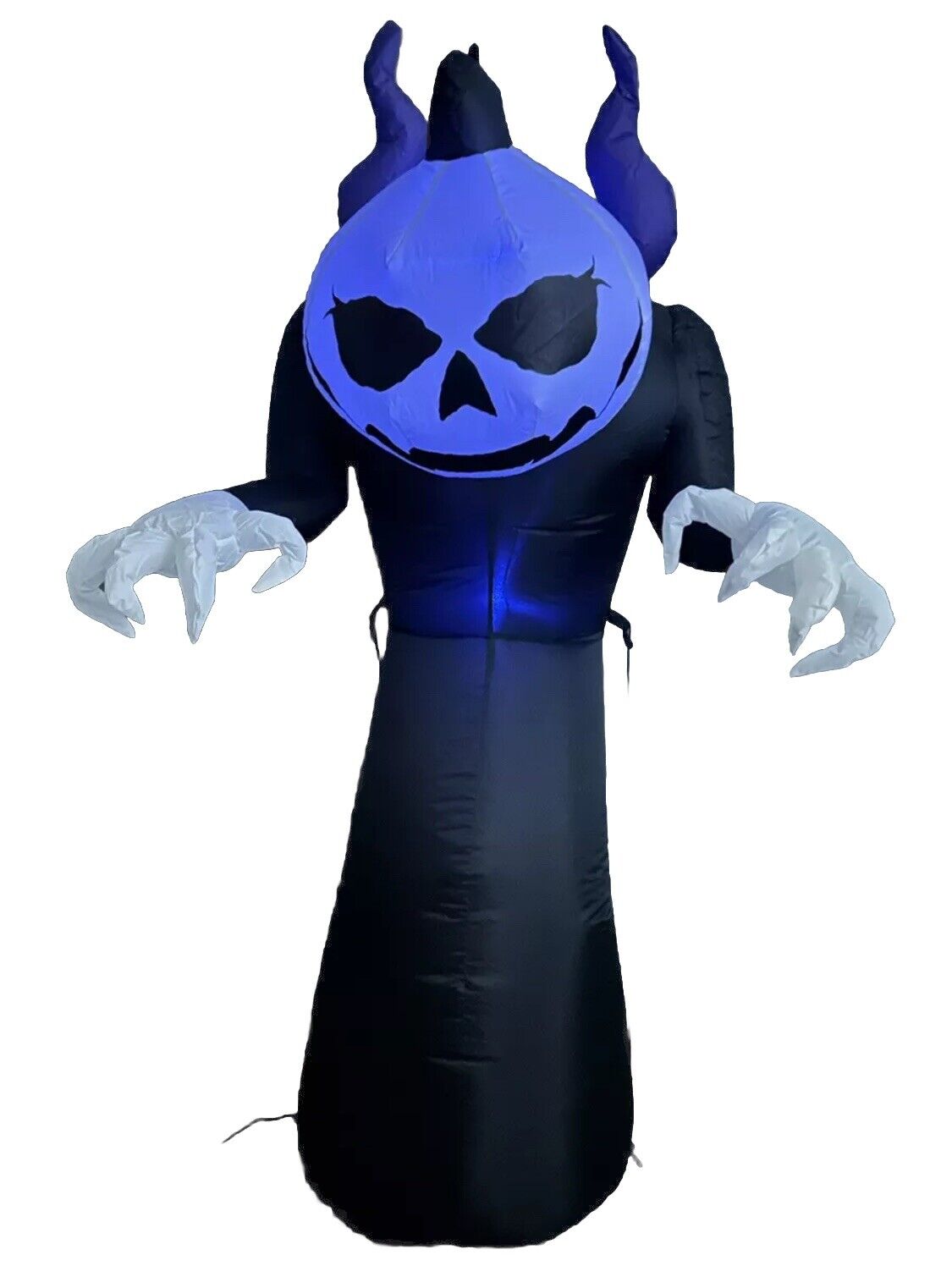 Gemmy Creeper Reaper 6 ft Airblown Inflatable Pumpkin Head LED Light NEW