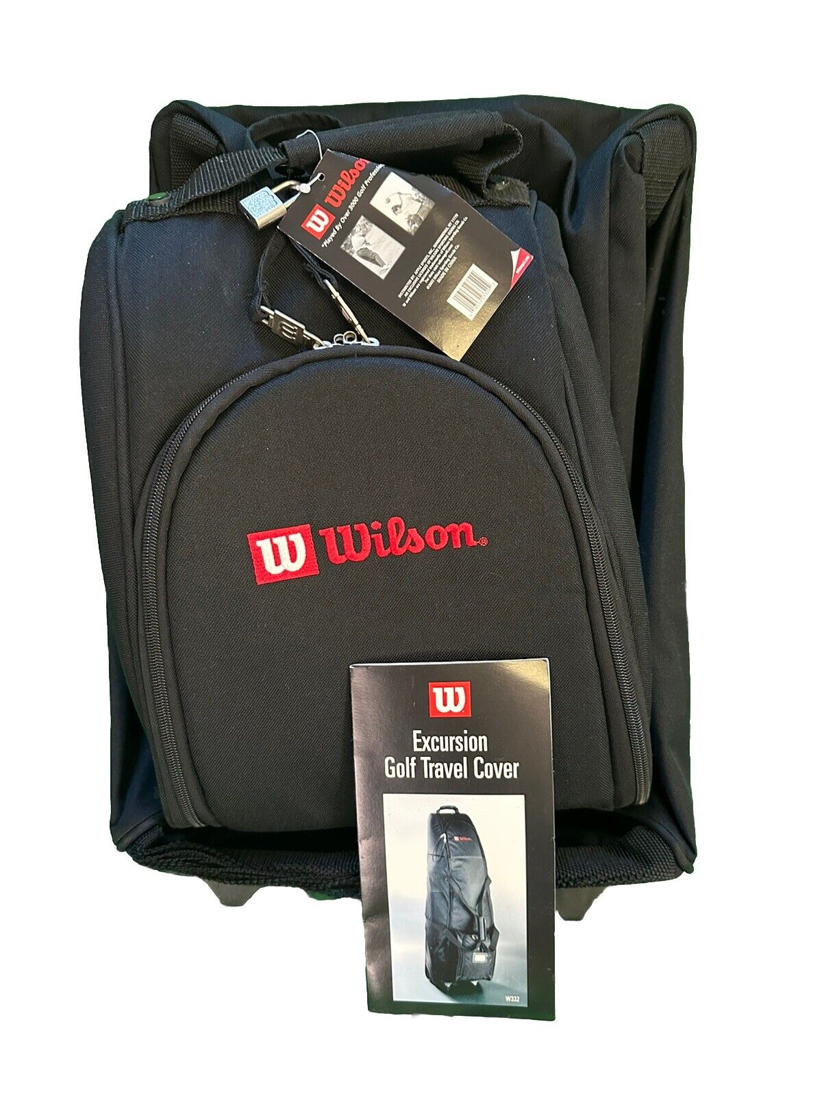 New Wilson Excursion Golf Clubs Bag Case Travel Cover With Wheels