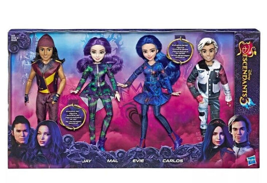 Disney Descendants 3 Isle of The Lost Collection 4 Pack Dolls