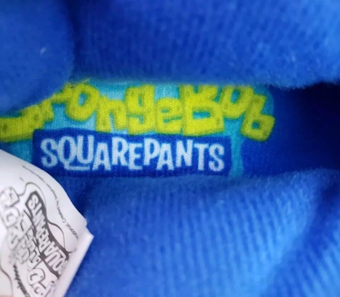 SpongeBob SquarePants Youth Slippers Size 2-3 Soft Plush Novelty Pineapples NWT
