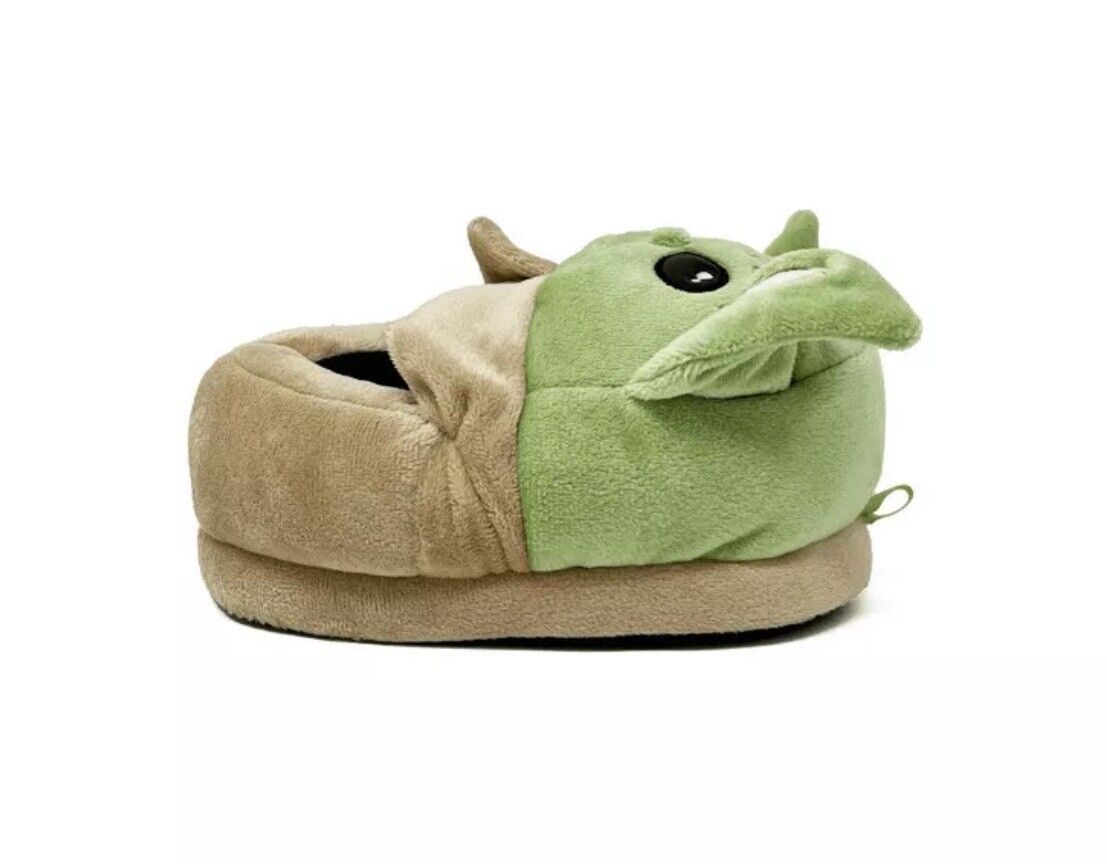 Disney Star Wars Mandalorian Baby Yoda The Child Grogu Toddler Slippers Sz: 7-8