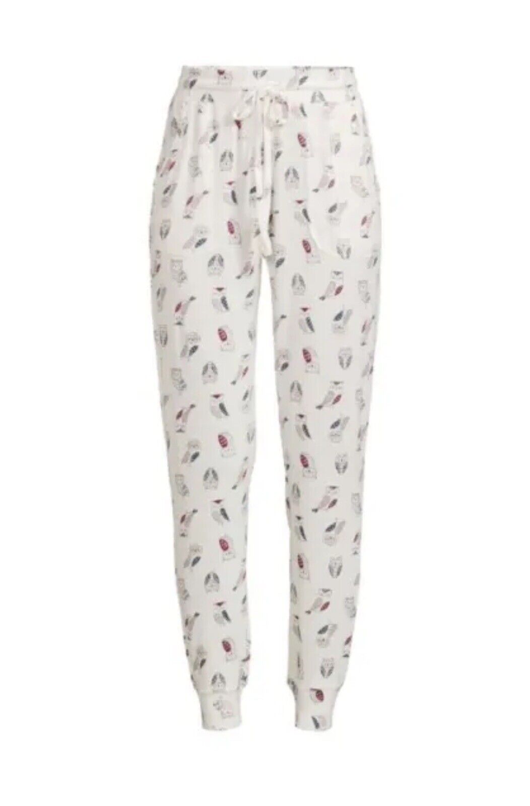 Secret Treasures Pajama Pants Womens OWLS Hacci Knit Jogger NWT Sz L 12-14